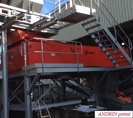 Andrin patented eddy current separator